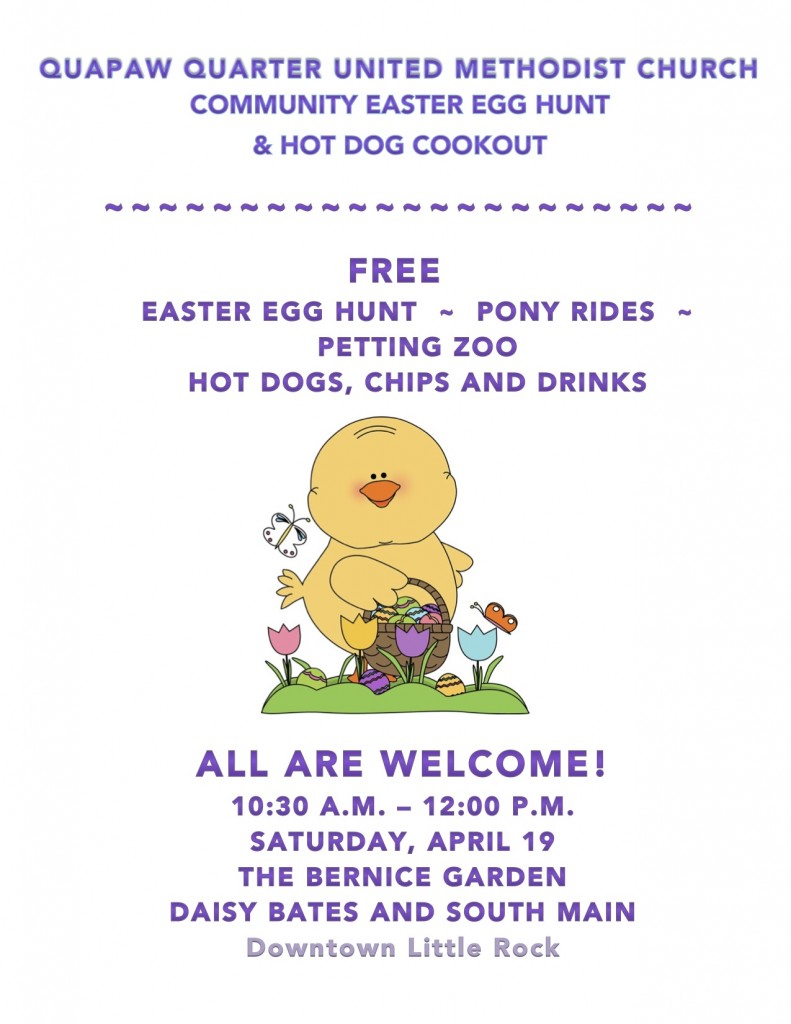 QQUMC Easter Egg Hunt Flyer 2014